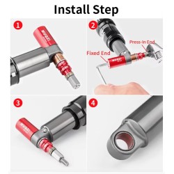 Herramienta para instalación y extracción de bujes Muqzi para amortiguadores KROXNE - 8  