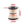 Amortizatoriaus įvorės ID 8mm - OD 12mm - 22 24 32 44 50 52 54 68 mm KROXNE - 1  