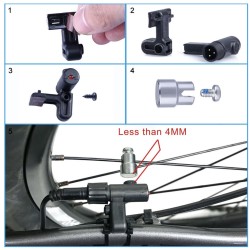 Bafang Speed ​​​​Sensor och Extender för BBS01B BBS02B BBSHD elcykel Bafang - 4  