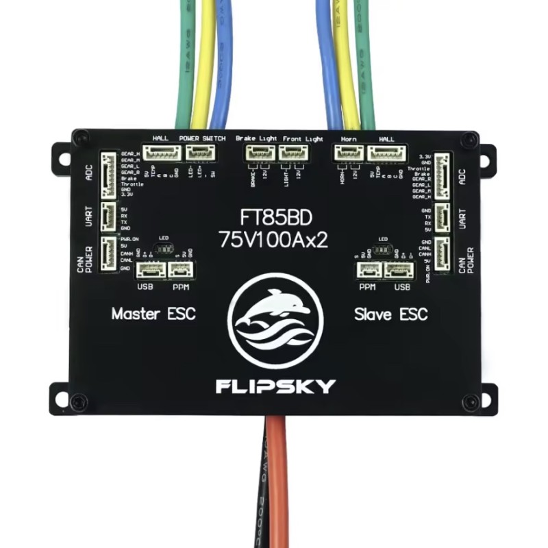 Flipsky FT85bd ESC kontroler s aluminiev korpus za elektricheski skeĭtbord, velosiped, skuter ili mototsiklet KROXNE - 1  