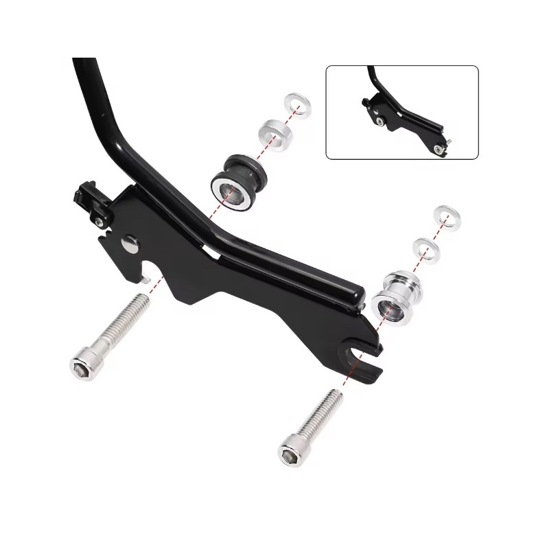 Afneembare dockingkit voor Harley Street Bob FXBB Deluxe Heritage Deluxe Softail 2018-2024 KROXNE - 1  