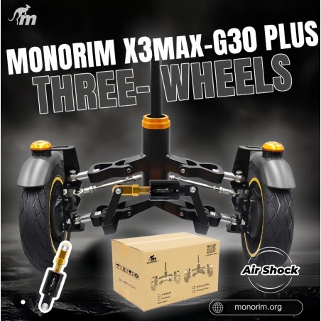 Monorim X3 Max Air prednji ovjes s dva kota za Ninebot Max G30 & slicne skutere – Rezervni dio & amortizer Monorim - 7  