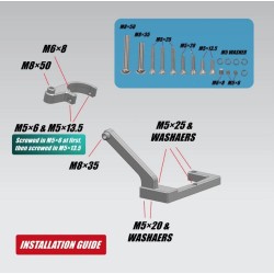 Tlumič řízení pro Ausom DT2 Pro, L2, L2 Max, Kugoo F3 Plus & podobné elektrické koloběžky, stabilní  - 8  