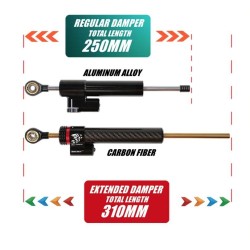 Kormánycsillapító Ausom DT2 Pro, L2, L2 Max, Kugoo F3 Plus & hasonló elektromos rollerekhez, stabil & biztonságos  - 13  