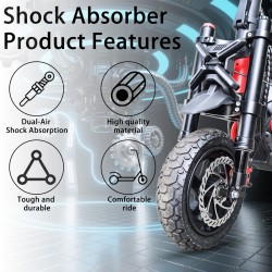 Suspensie fata Monorim MZ3 Plus Dual Air pentru Segway ZT3 confort sporit  - 2  