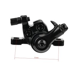 Zestaw hamulcowy hulajnoga elektryczna HX X7 X8 linka tarcza zacisk klocki  - 2  