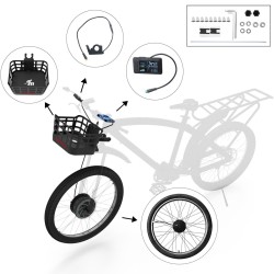 Kit Monorim BPK350 motor 380w - batareya vklyuchena za elektricheski velosiped  - 2 Monorim BPK350 E-bike power kit, 380W – Preo