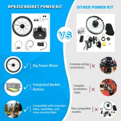 Monorim BPK350 konverteringssæt motor 380w - batteri inkluderet  - 3 Monorim BPK350 el-cykel power kit, 380W – Opgrader din cyke