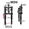 Prednji ovjes Monorim MD0 Air Hydraulic 490mm x 165mm  - 3 
Kompatibilnost: za kompatibilne Monorim MD0 prednje vilice; provjeri