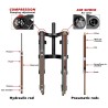 Prednji ovjes Monorim ME0 Air - Hidraulic version 565mm x 165mm  - 7 
Kompatibilnost: Monorim ME0 Air prednji ovjes Hidraulic ve