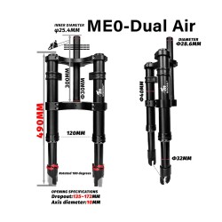 Predné odpruženie Monorim ME0 Dual Air 565mm x 165mm  - 7 
Vhodnost: predne odpruzenie Monorim ME0 Dual Air 565mm x 165mm pre up