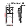 Prednji ovjes Monorim ME0 Dual Air 565mm x 165mm  - 7 
Prikladnost: prednji ovjes Monorim ME0 Dual Air 565mm x 165mm za upgrade 