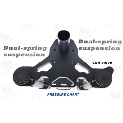 Monorim ME206 Dual Air frontfjæring version 565mm x 206mm  - 10 Kompatibilitet: Monorim ME206 Dual Air frontfjaring, format 565m