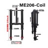 Monorim ME206 Dual Air eesmine vedrustus version 565mm x 206mm  - 1 Uhilduvus: Monorim ME206 Dual Air eesmine vedrustus, suurus 
