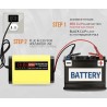 Caricabatteria 12V 2A per batterie al piombo acido 7Ah 12Ah 14Ah 20Ah  - 3 Caratteristiche principali

Display LCD digitale con 