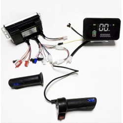Sinusovy regulator bezkartacoveho motoru sada 48V 84V 50A 3000W s plynem a displejem  - 2 Seznam produktů

Řadič 50A + 1 plynová