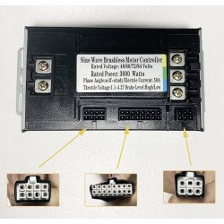 Sinusoidalou kyma brushless motor controller kit 48V 84V 50A 3000W me gkazi kai othoni  - 14 Lista proionton

Kontroler 50A + 1 