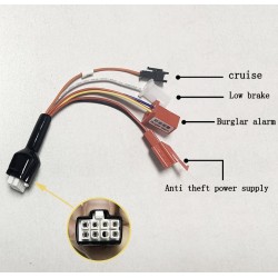 Synusoidalnyi brushless motor kontroler kit 48V 84V 50A 3000W z akseleratorom ta ekranom  - 15 Spysok produktiv

Kontroler 50A +
