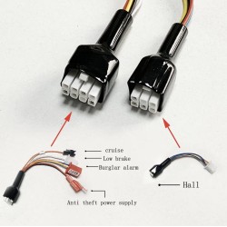 Sinusboelge brushless motorcontroller kit 48V 84V 50A 3000W med gasgreb og display  - 16 Produktliste

50A controller + 1 gashån
