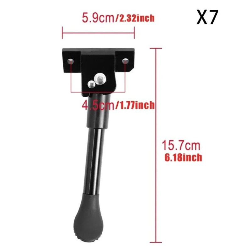Kickstand for electric scooter HX X7, HX X8, HX X9 or similar model  - 1 
Accurate compatibility with HX X7, HX X8, HX X9 and si