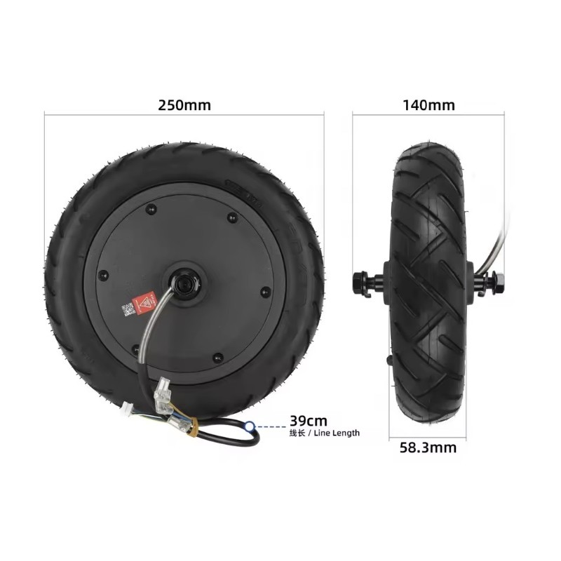 Motor für Xiaomi 5 E-Scooter kompatibel, Ersatzteil mit hohem Drehmoment  - 1 Klare Kompatibilität: passend für Xiaomi 5 E-Scoot