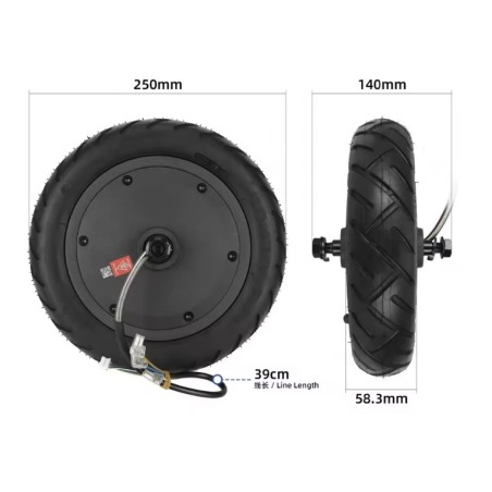 Motor dlya samokata Xiaomi 5 sovmestimyi, zapchast s vysokim momentom  - 1 Sovmestimost: dlya Xiaomi 5 i podobnykh elektrosamoka