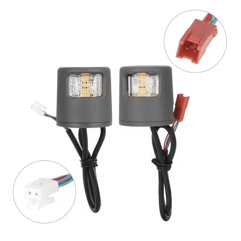 LED-blinklys til Xiaomi sparkesykkel 5/5 Pro/5 Plus/5 Max eller lignende - retningsviser kit for sikkerhet  - 1 
Klar kompatibil