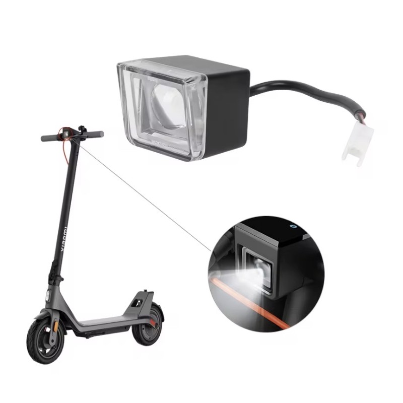 Priekinis žibintas paspirtukui Xiaomi 4 Lite 2nd Gen – LED priekinė lempa saugumui  - 1 Suderinamumas: skirtas Xiaomi 4 Lite 2nd
