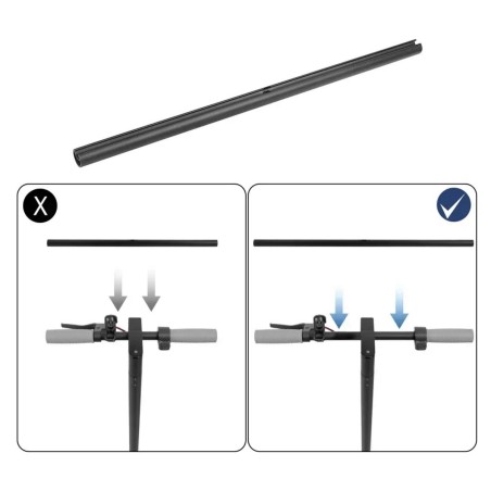 Rasshirennyy rul 52sm dlya Xiaomi M365 Pro Essential 1S  - 9 
Sovmestimost: rul 52sm dlya Xiaomi M365, Pro, Essential, 1S ili po