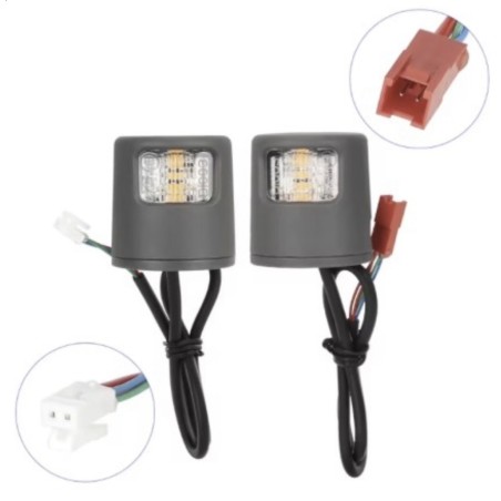 LED blinklys for Xiaomi 4 Lite 2nd sparkesykkel eller lignende, signal- og sikkerhetssett  - 1 Passer til Xiaomi 4 Lite 2nd og l