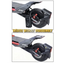 Vazdushen amortisyor Monorim MZR3 Pro za elektricheski trotinet Segway ZT3 145mm i 165mm  - 6  