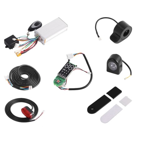Kit de controladora 48V Monorim U5+ con mando y limitador de velocidad para patinetes Xiaomi  - 1 
Compatible con patinetes Xiao