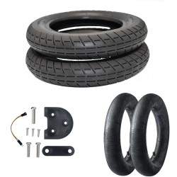 10 Inch Emove Brand Wheel Kits for Xiaomi PRO Black - Red - White  - 2  