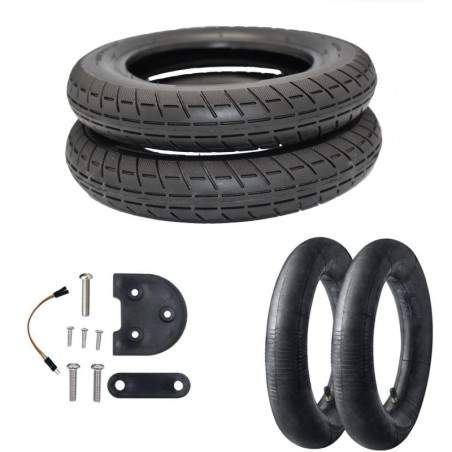 Kit trochón 10 intsón márkas Enova gia Xiaomi PRO mávro/kókkino/áspro  - 2  