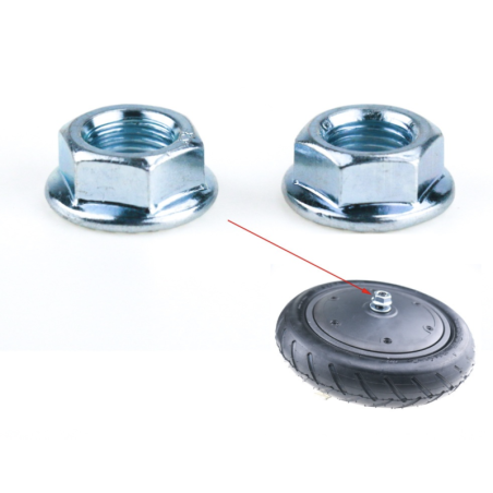 Гайка та утримуюча шайба двигуна для електричного скутера Xiaomi, Ninebot або подібного Xiaomi - 2 Специфікація:Тип предмета: Га