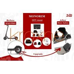 Monorim MFP (base de repose-pieds) pour Xiaomi, Ninebot Max ou modèles similaires. Monorim - 5 Base de repose-pieds arrière pour