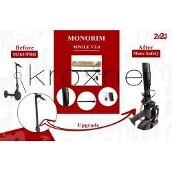 Mastro Monorim mPole V3.0 - sistema de dobragem aprimorado e reforçado com cadeado integrado Monorim - 4 Sistema de dobramento a
