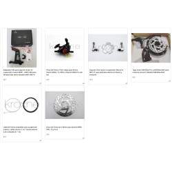 Комплект тормозных комплектов MXR1-MD V1 для MXR1 Monorim - 1 Улучшите свою тормозную систему, добавив дисковый тормоз к двигате