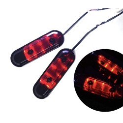 Sada bočních světel Xrain připojená k zadnímu světlu pro vozidla Xiaomi, NInebot Max nebo podobná vozidla KROXNE - 2