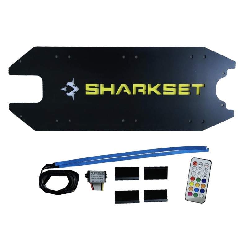 Dragon Deck LED SHARKSET Cover Kit per NINEBOT MAX G30 tutti i modelli o simili Sharkset - 6 Dragon Deck LED SHARKSET Cover Kit 