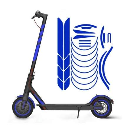 Светоотражающие наклейки для шасси Xiaomi M365, 1S, Pro2, M365 Pro и Essential Xiaomi - 24 Светоотражающие наклейки для шасси Xi