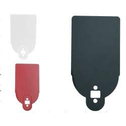 Support to install the license number or a reflective sticker  - 1 Support to install the license number or a reflective sticker