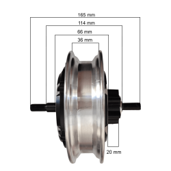 48v 500w stražnji motor za Kugoo M4, Ovex Z1 plus ili druge modele. adaptivni generički motor Kugoo - 2 Ugradite ovaj motor s ma