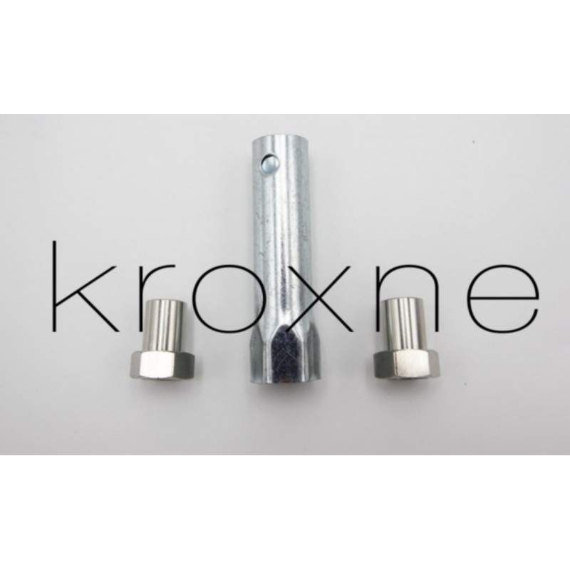 Porcas estendidas e parafusos estendidos para instalar o motor com freio a disco na suspensão traseira MR1 ou DMR1 Monorim - 3 
