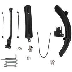 Kit de guarda-lamas dianteiro e traseiro com suporte incluído para Xiaomi QiCycle EF1 Monorim - 1 Kit completo de para-choque co