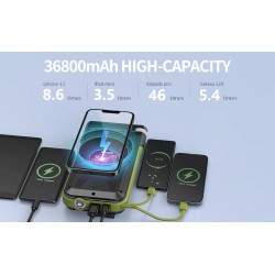 Bateria infinita com carregador sem fio Monorim PN W26 RADIO FM Monorim - 4 
Obtenha seu banco de potência de 36800 mah que carr