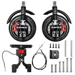 Monorim X3 shock kit with two rear wheels for Xiaomi electric scooters all models or similar scooter Monorim - 2 Monorim X3 shoc
