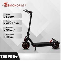 Monorim T3SPRO + 48v високоефективен електрически скутер - 500w мотор - 14.4ah батерия Monorim - 1 Monorim T3SPRO + Електрически