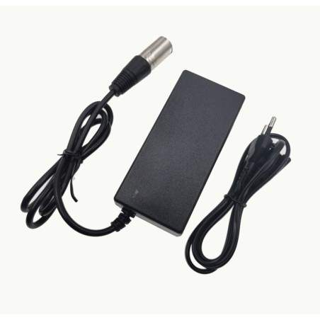 Charger for scooter or electric bicycle 54.6v 2A - 48v - three-pin XLR connector  - 1 Charger for scooter or electric bicycle 54