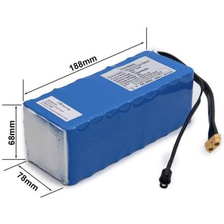 External additional battery 36v 12800mah for electric scooter or electric bicycle  - 2 External additional battery 36v 12800mah 